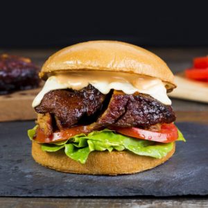 Braised BBQ Short Rib Burger